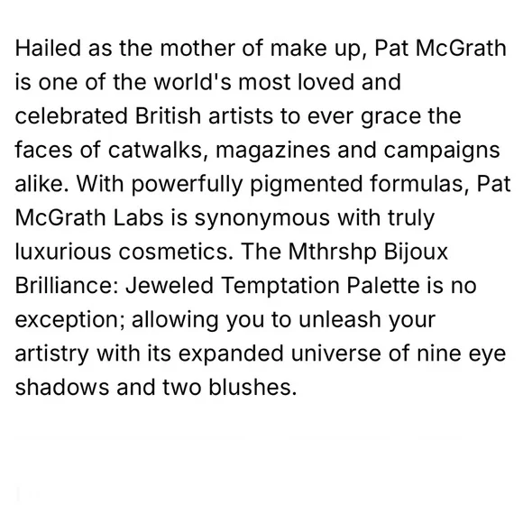 Pat McGrath Labs MTHRSHP Bijoux Brilliance Blush & Eyeshadow Palette
